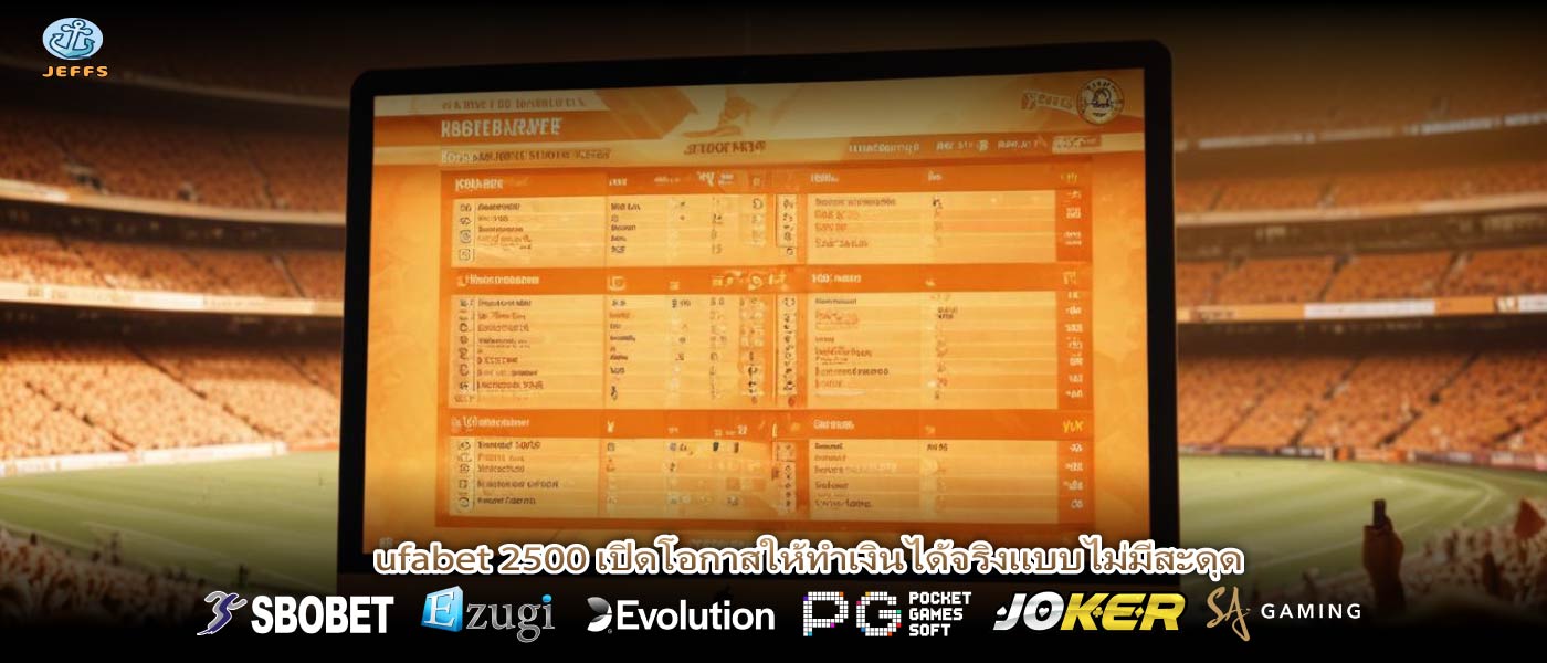 ufabet 2500 เปิดโอกาสให้ทำเงินได้จริงแบบไม่มีสะดุด